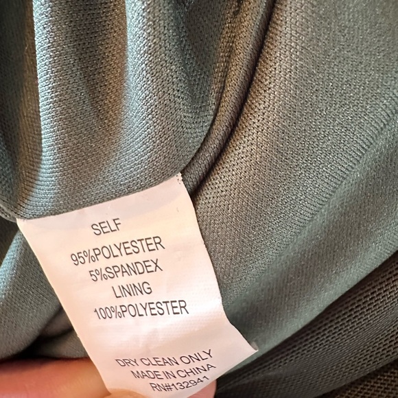 AMANDA UPRICHARD Anja Strapless NEW Dress Moss Green Ruched Stretch Tulle NYE XL - Picture 9 of 11